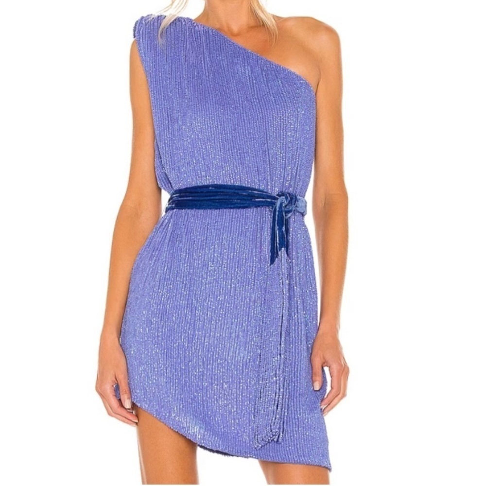 retrofete Ella Dress in Teal Rainbow
